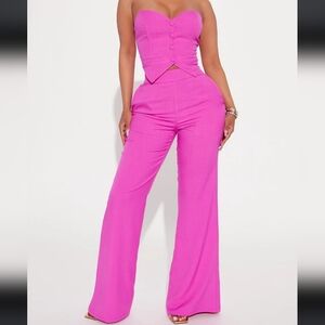 Fuschia Pant Set